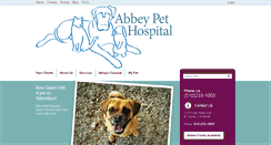 Desktop Screenshot of abbeypethospital.com